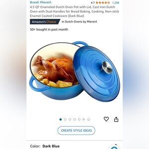 Brand new Amazon’s Choice Enameled 4.5 Quart Dutch Oven